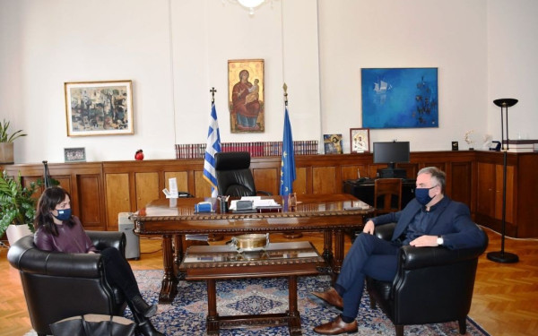 Συναντήσεις Καλαφάτη με Δόμνα Μιχαηλίδου και Σοφία Ζαχαράκη