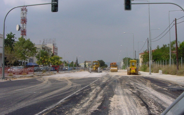 Εργασίες συντήρησης επί της παράπλευσης οδού της οδού Λαγκαδά για τρεις ημέρες - Κλείνει μια λωρίδα κυκλοφορίας 