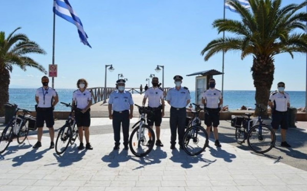 Πιερία: Έπιασαν δουλειά οι αστυνομικοί με ποδήλατα (Βίντεο-Φωτ.)