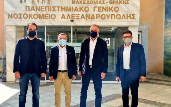 Καλαφάτης: Ήρωες στον ακήρυχτο πόλεμο με τον κορονοϊό γιατροί και νοσηλευτές του Νοσοκομείου Αλεξανδρούπολης