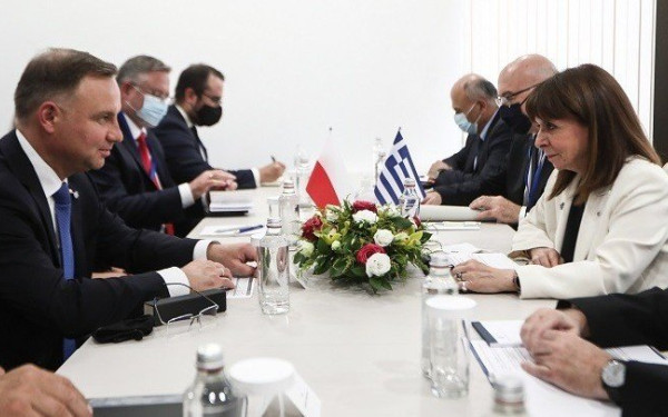 Τους προέδρους της Γερμανίας και της Πολωνίας είδε στη Σόφια η Κ. Σακελλαροπούλου 