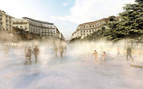 Θεσσαλονίκη: Η πρόταση Νικηφορίδη - Cuomo για την ανάπλαση της Αριστοτέλους (φωτ)