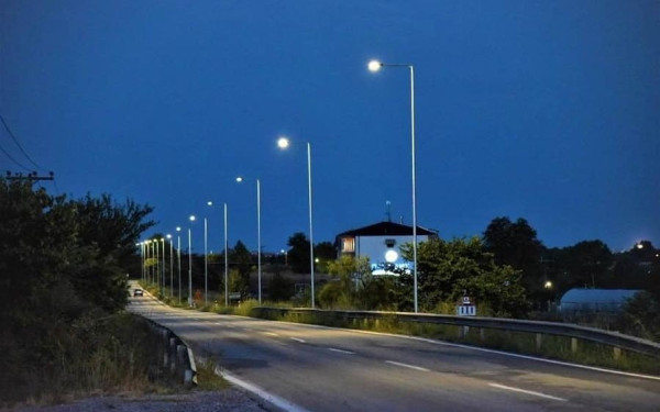 Εργασίες στο δίκτυο οδικού ηλεκτροφωτισμού στην Επαρχιακή Οδό 4 Θεσσαλονίκης - Ωραιοκάστρου
