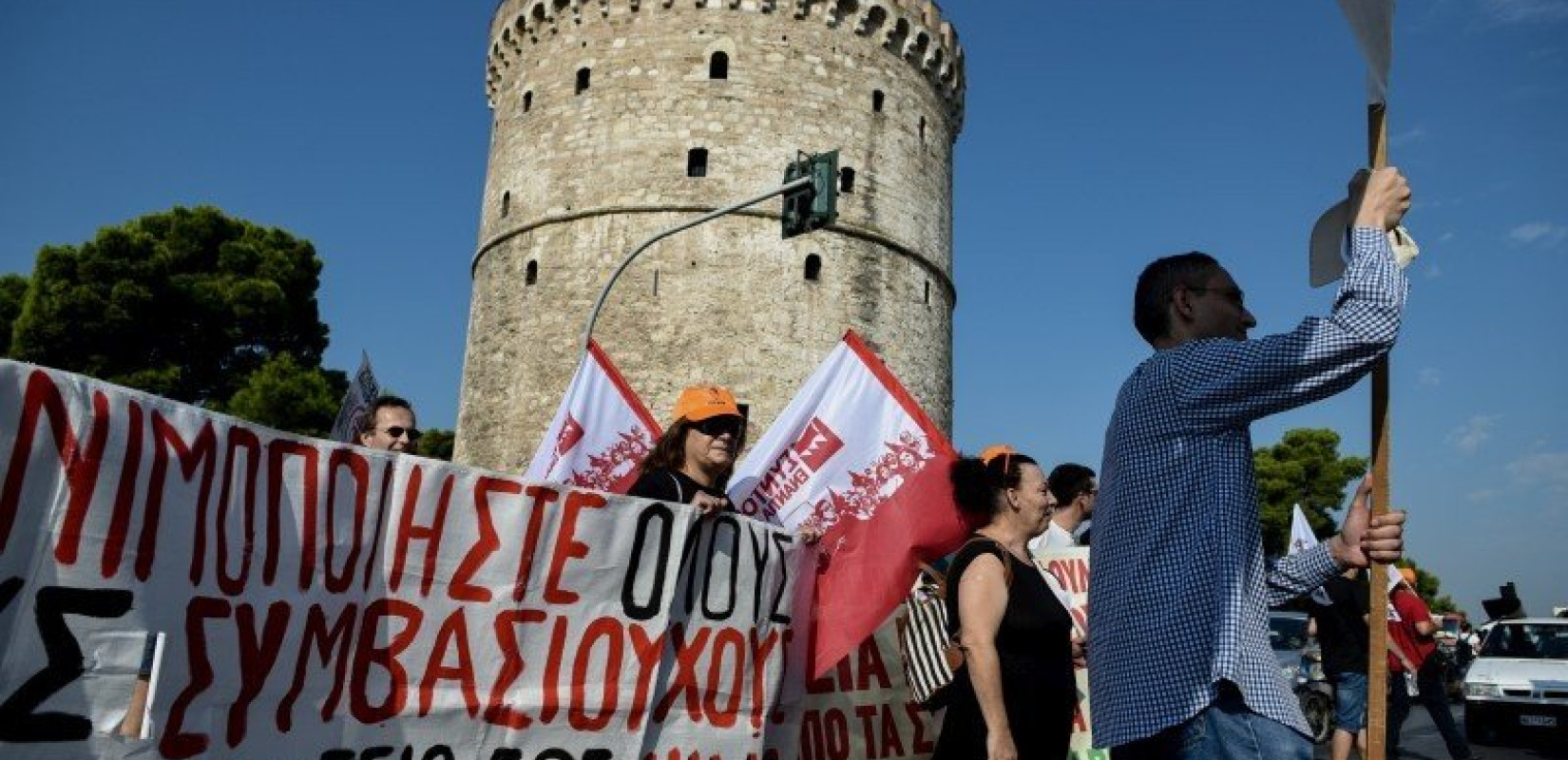 Κυκλοφοριακό κομφούζιο στο κέντρο της Θεσσαλονίκης