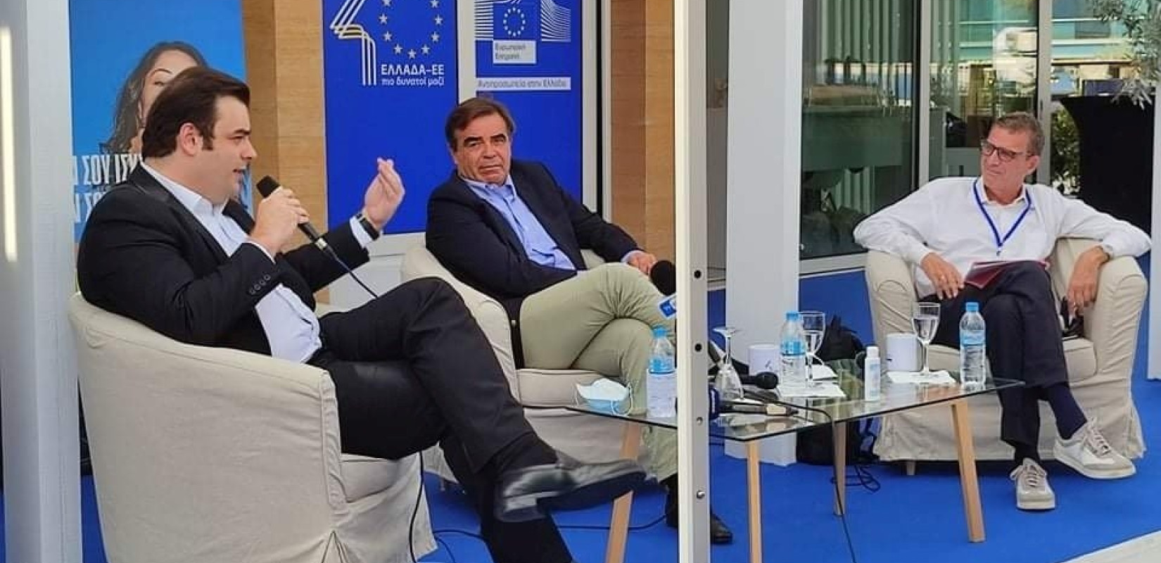 Μαργαρίτης Σχοινάς στη ΔΕΘ: Σπριντ και μαραθώνιος ο κορονοϊός 