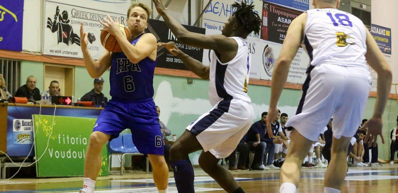 Μπάσκετ: Ο Ηρακλής πέρασε από την Καβάλα (69-79)