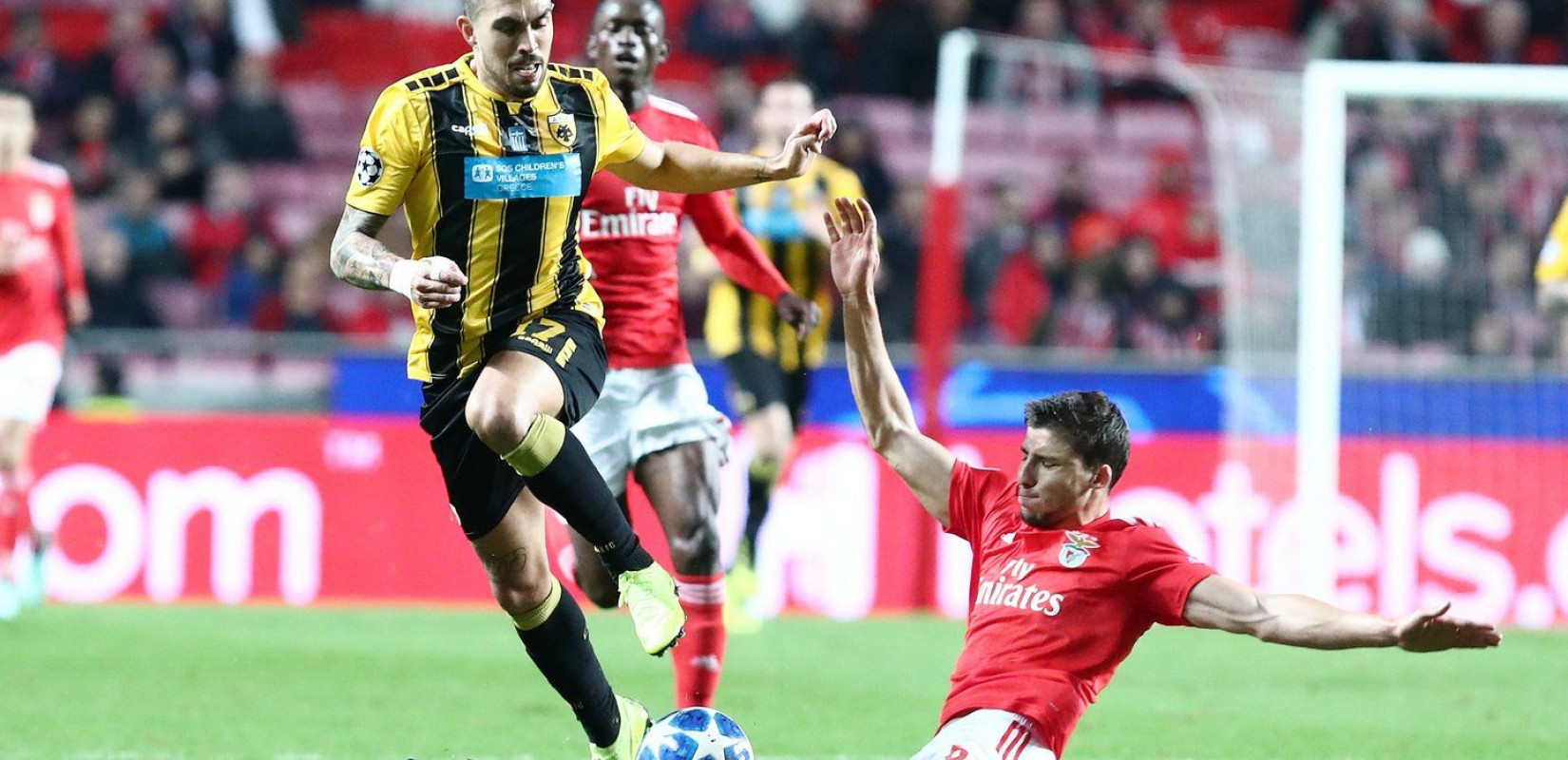 Τσάμπιονς Λιγκ: Ούτε τώρα η ΑΕΚ, ήττα με 1-0 από τη Μπενφίκα