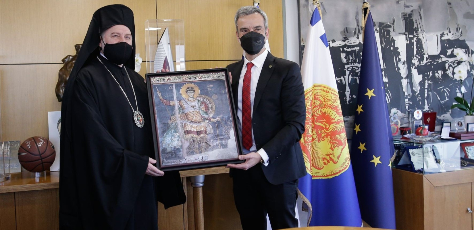 Αρχιεπίσκοπος Ελπιδοφόρος: Δεύτερη πατρίδα μου η Θεσσαλονίκη - Η συνάντηση με Καλαφάτη - Η πρόσκληση στο Ζέρβα