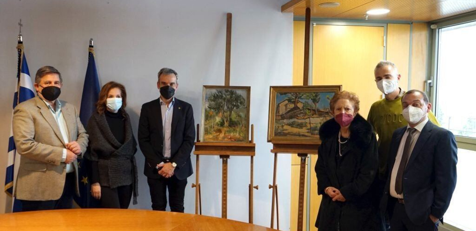 Η Δημοτική Πινακοθήκη Θεσσαλονίκης εμπλουτίστηκε με δύο νέα έργα τέχνης