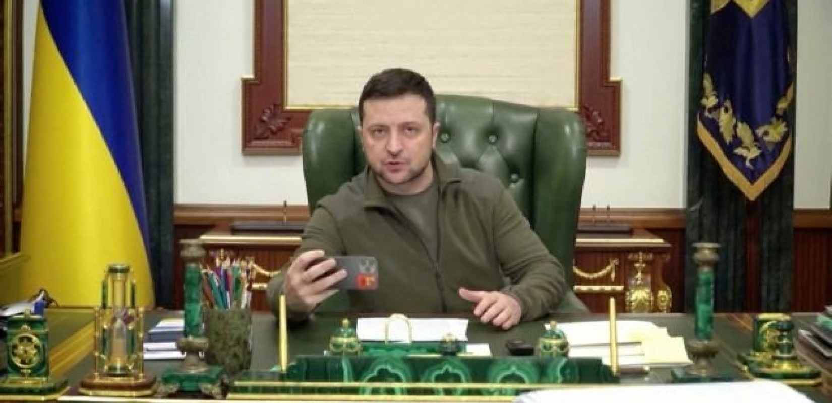 Ο Ζελένσκι ευχαριστεί τον καγκελάριο Σολτς για τα άρματα Leopard 