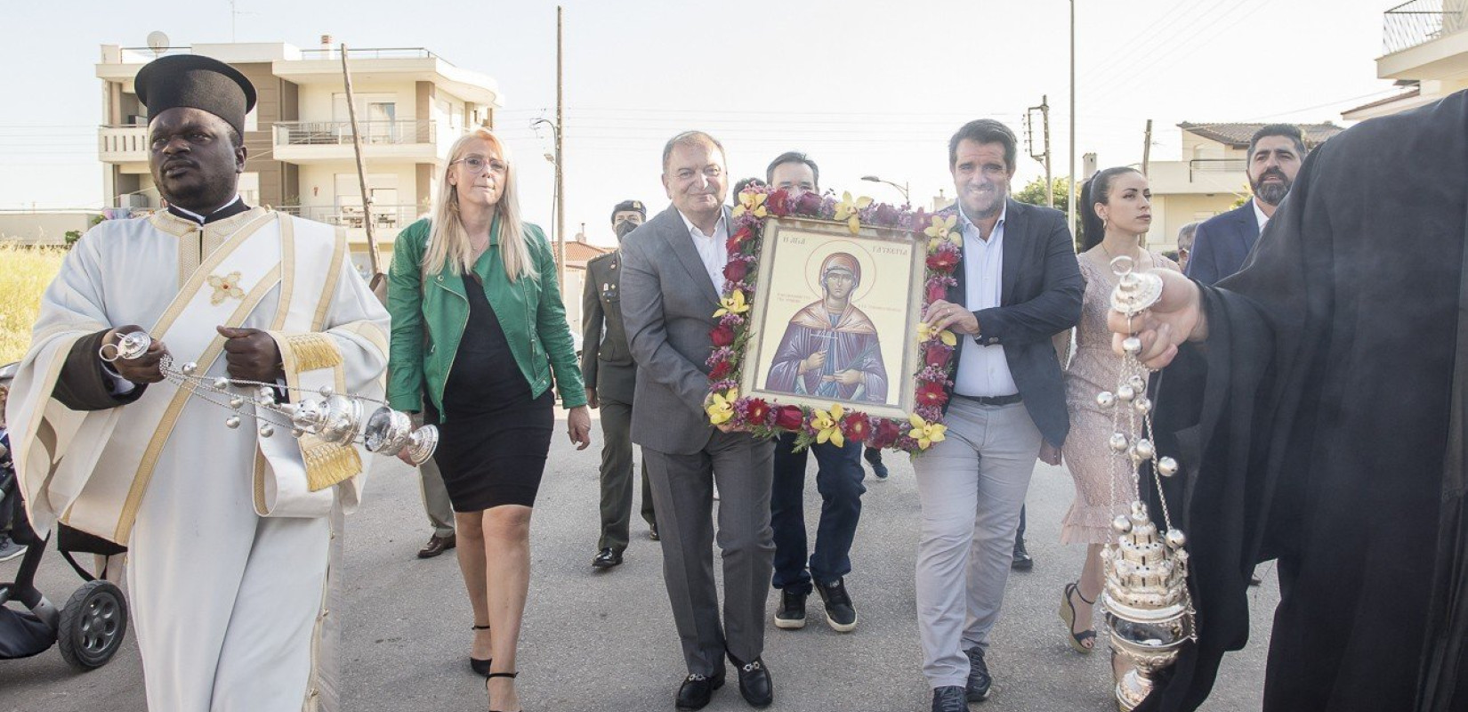 Με λαμπρότητα οι φετινές εκδηλώσεις στην Πυλαία προς τιμήν του Αγίου Χριστοφόρου και της Αγίας Γλυκερίας