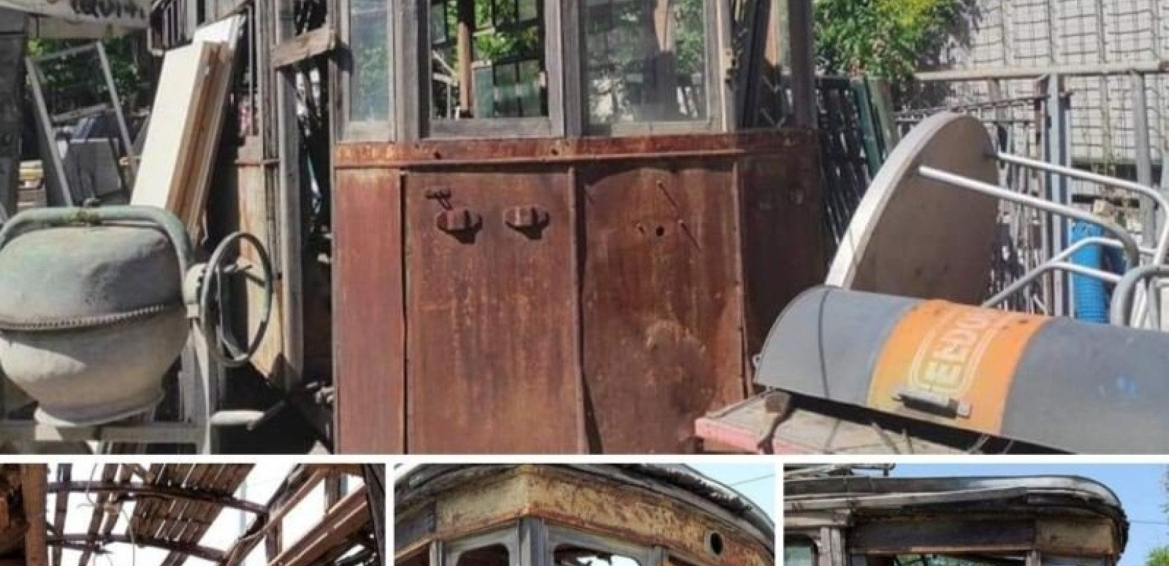  Εκστρατεία για να σωθεί το ιστορικό βαγόνι του "Τραμ Θεσσαλονίκης" (Φωτ.)	