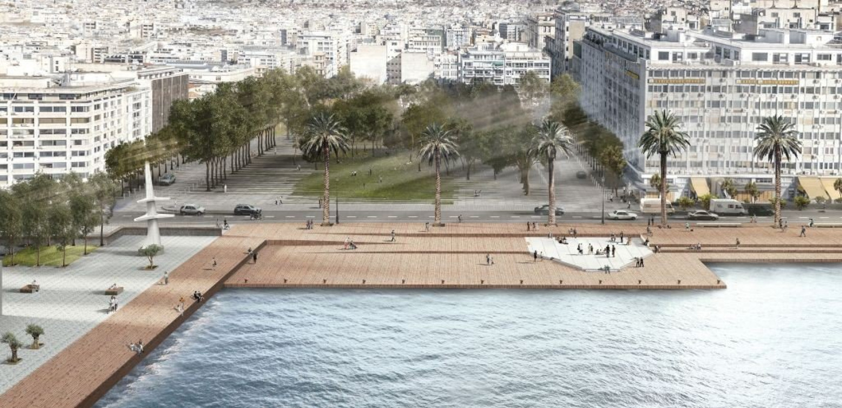 Θεσσαλονίκη: «Πράσινο φως» για ξύλινο ντεκ στην παλιά παραλία και ανάπλαση στην πλατεία Δημοκρατίας