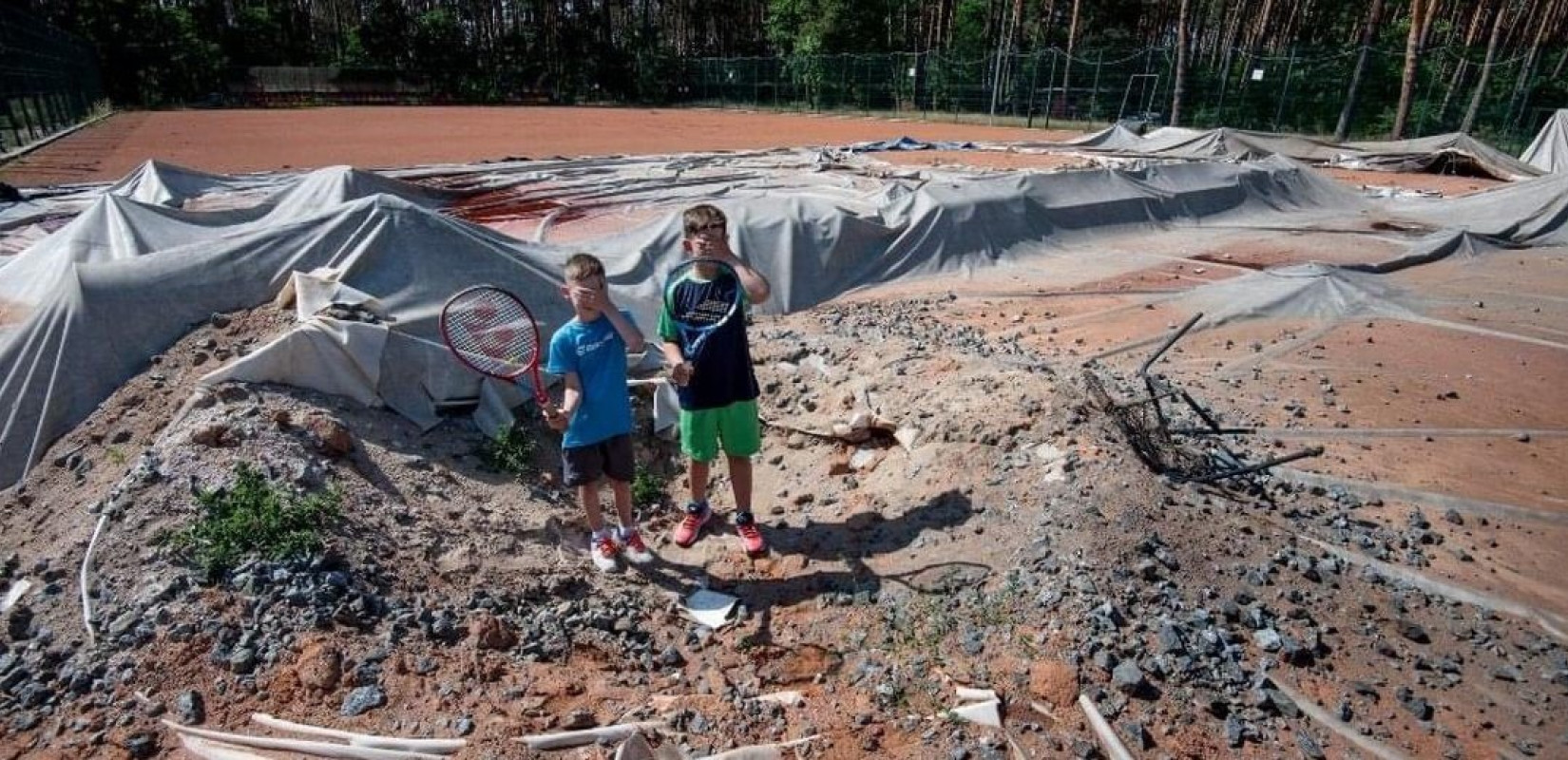 Ουκρανία: Αθλητισμός μέσα στα συντρίμμια του πολέμου - Οι εικόνες είναι συγκλονιστικές