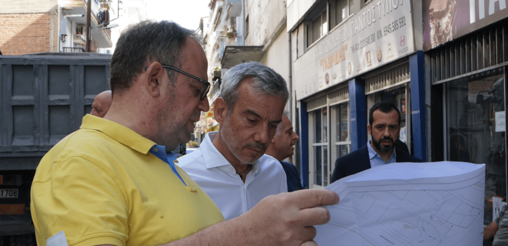 Επιθεώρηση Ζέρβα στα έργα ανάπλασης: «Επενδύουμε στο δυτικό κομμάτι της πόλης» 