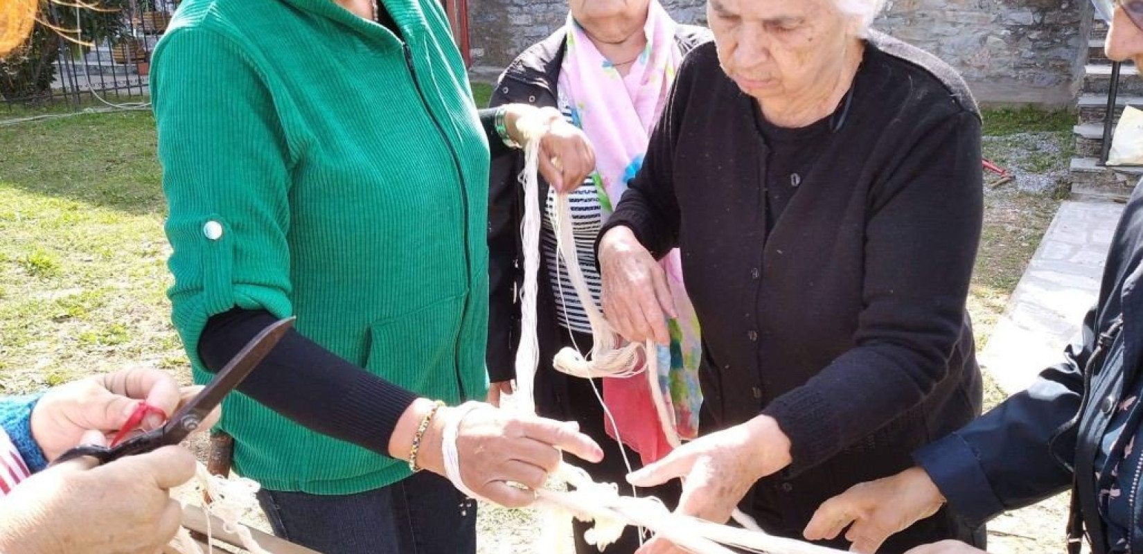 Η τέχνη του θρυλικού αργαλειού διδάσκεται στη Χαλκιδική (βίντεο & φωτ.)
