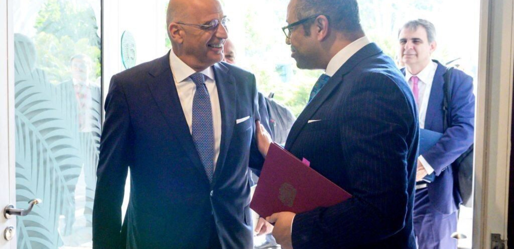 Συνάντηση με τον Βρετανό ΥΠΕΞ είχε ο Ν. Δένδιας (φωτ.)