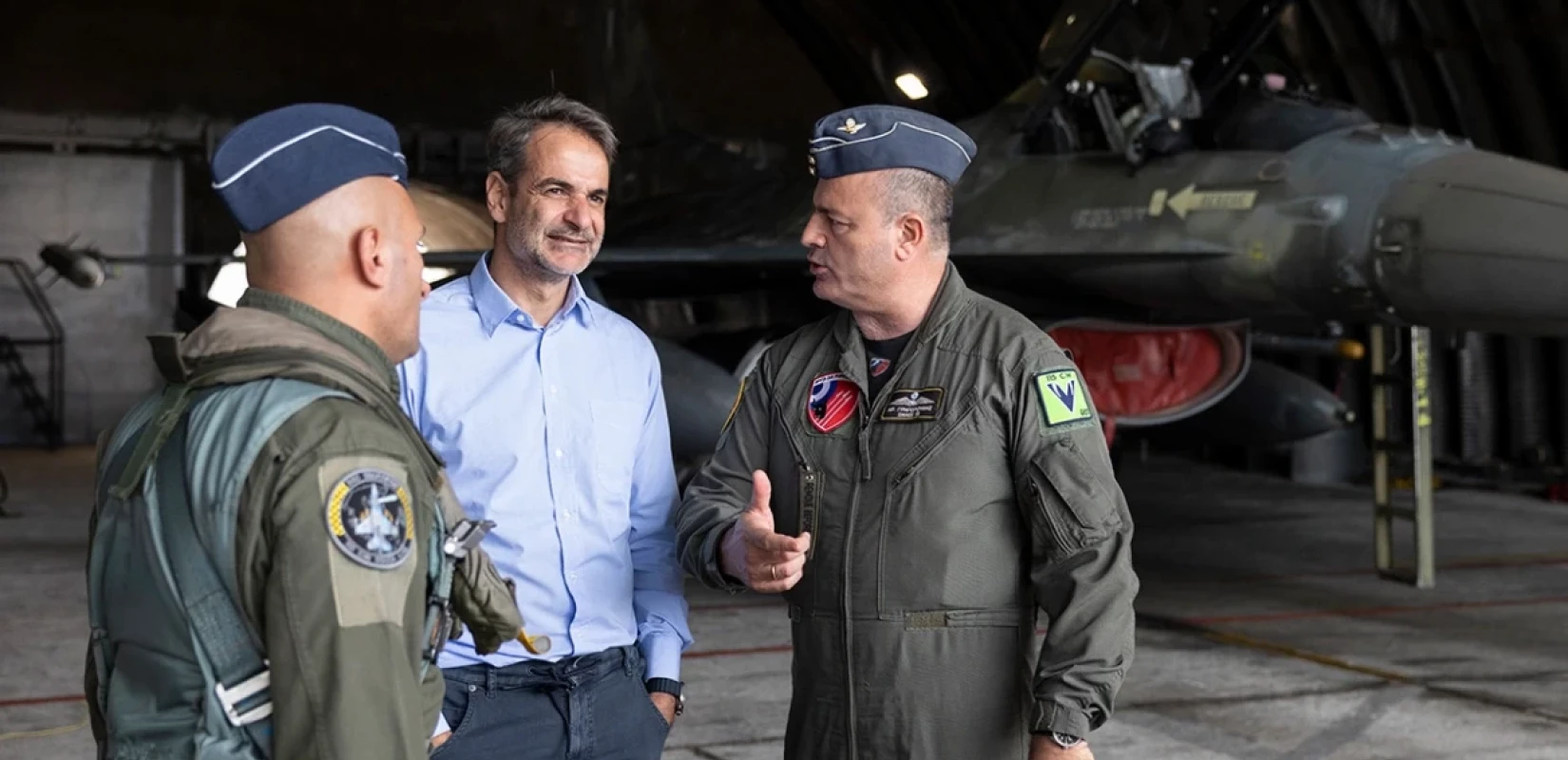 O K. Μητσοτάκης στην 115ΠΜ στα Χανιά: «Δεν αισθανόμαστε απειλή από κανέναν»