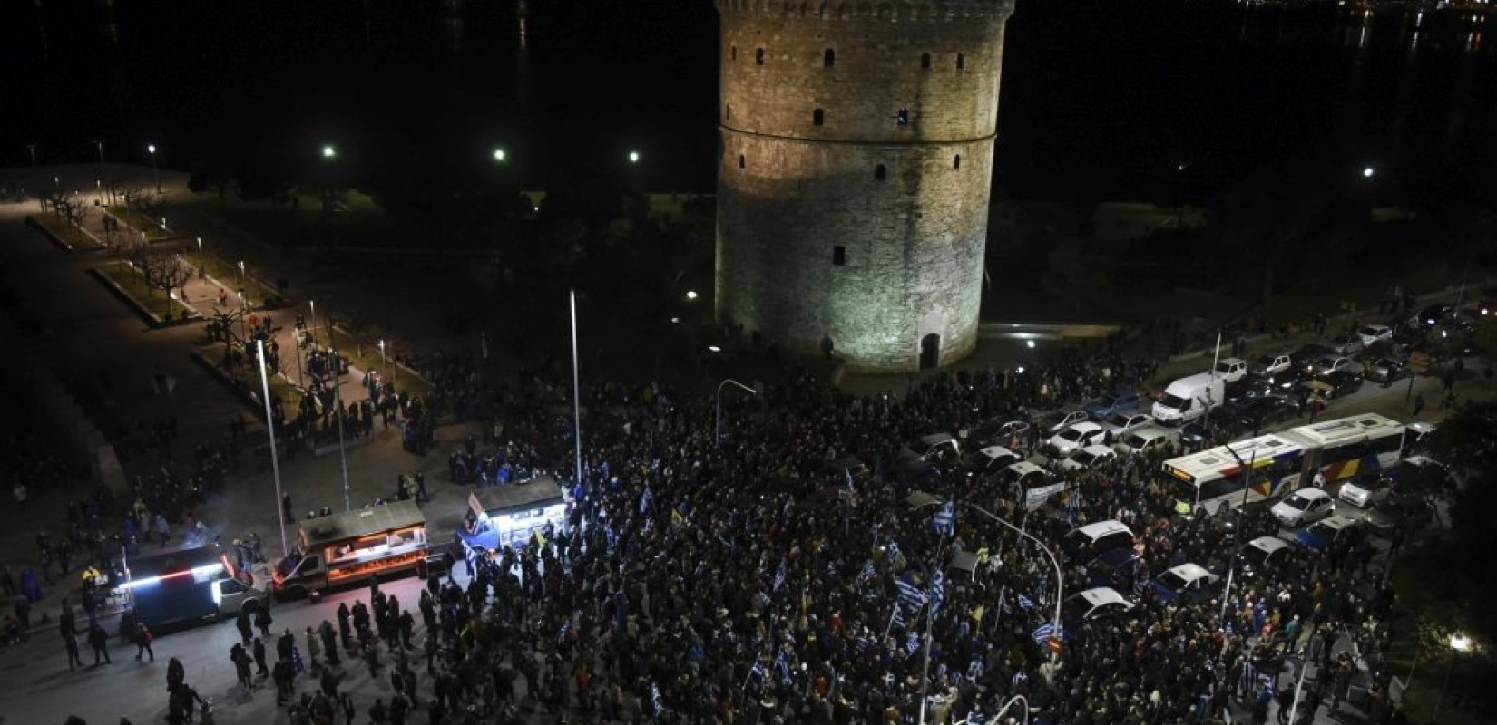 Θεσσαλονίκη: Τρεις συγκεντρώσεις πραγματοποιήθηκαν κατά της Συμφωνίας των Πρεσπών  (Βίντεο-Φωτ.)
