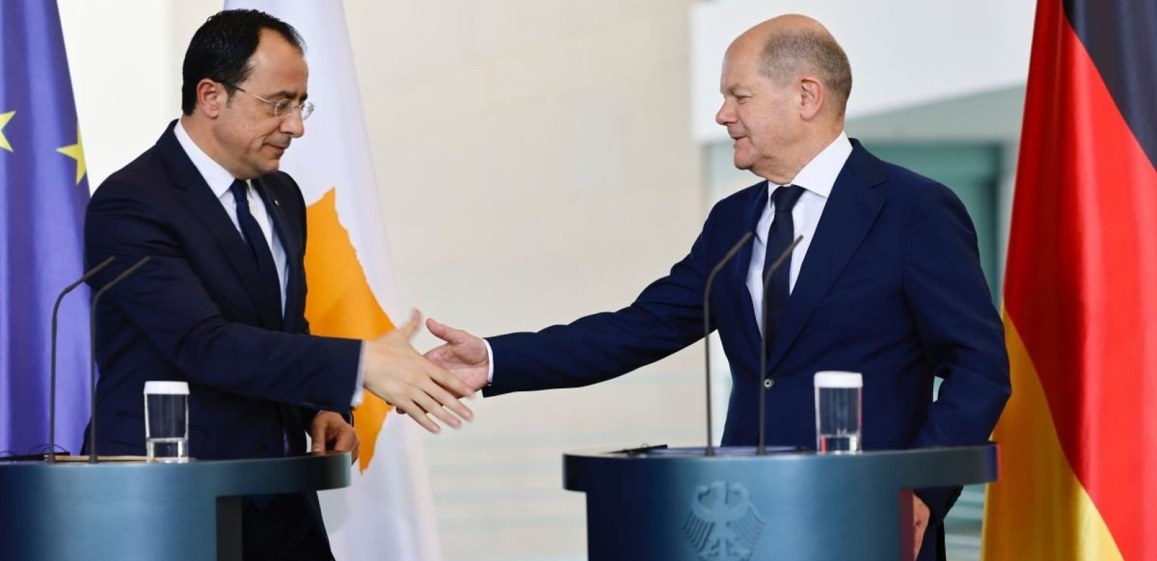 Κύπρος: Τηλεφωνική επικοινωνία Ν. Χριστοδουλίδη με τον Όλ. Σολτς για το Κυπριακό