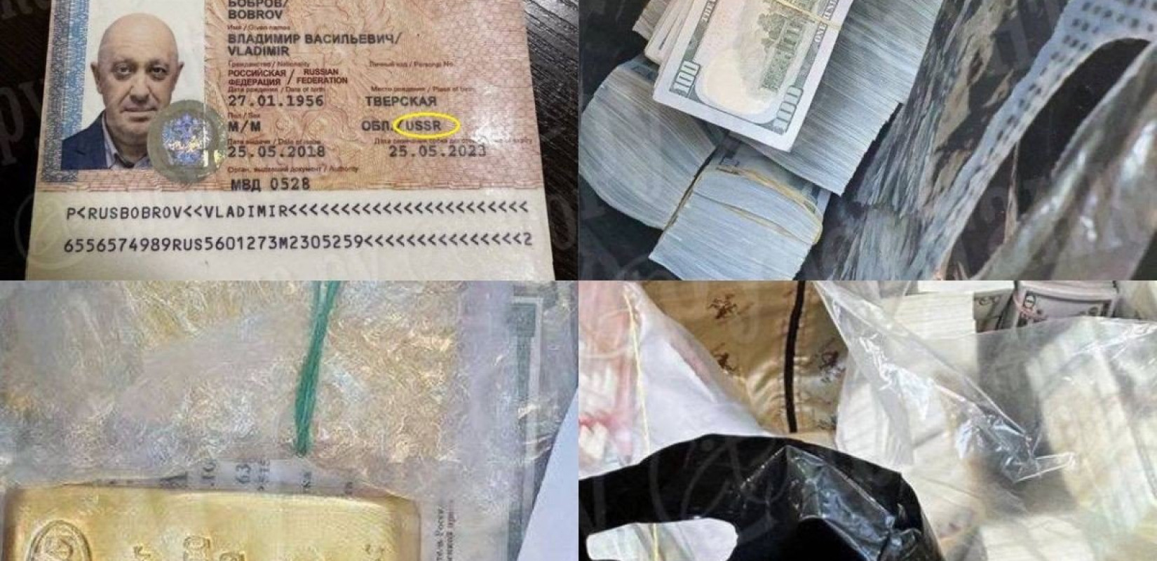 Βρέθηκε διαβατήριο που χρησιμοποίησε σωσίας του Πριγκόζιν για να εισέλθει το 2020 στη Λιθουανία (φωτ.)