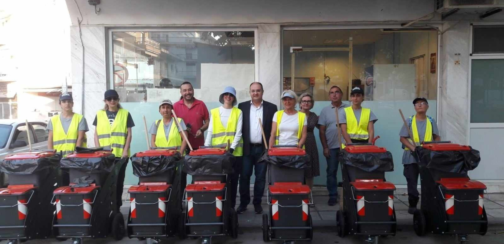 Με χειραμαξίδια οδοκαθαριστών εξοπλίζεται το Κιλκίς (φωτ.)