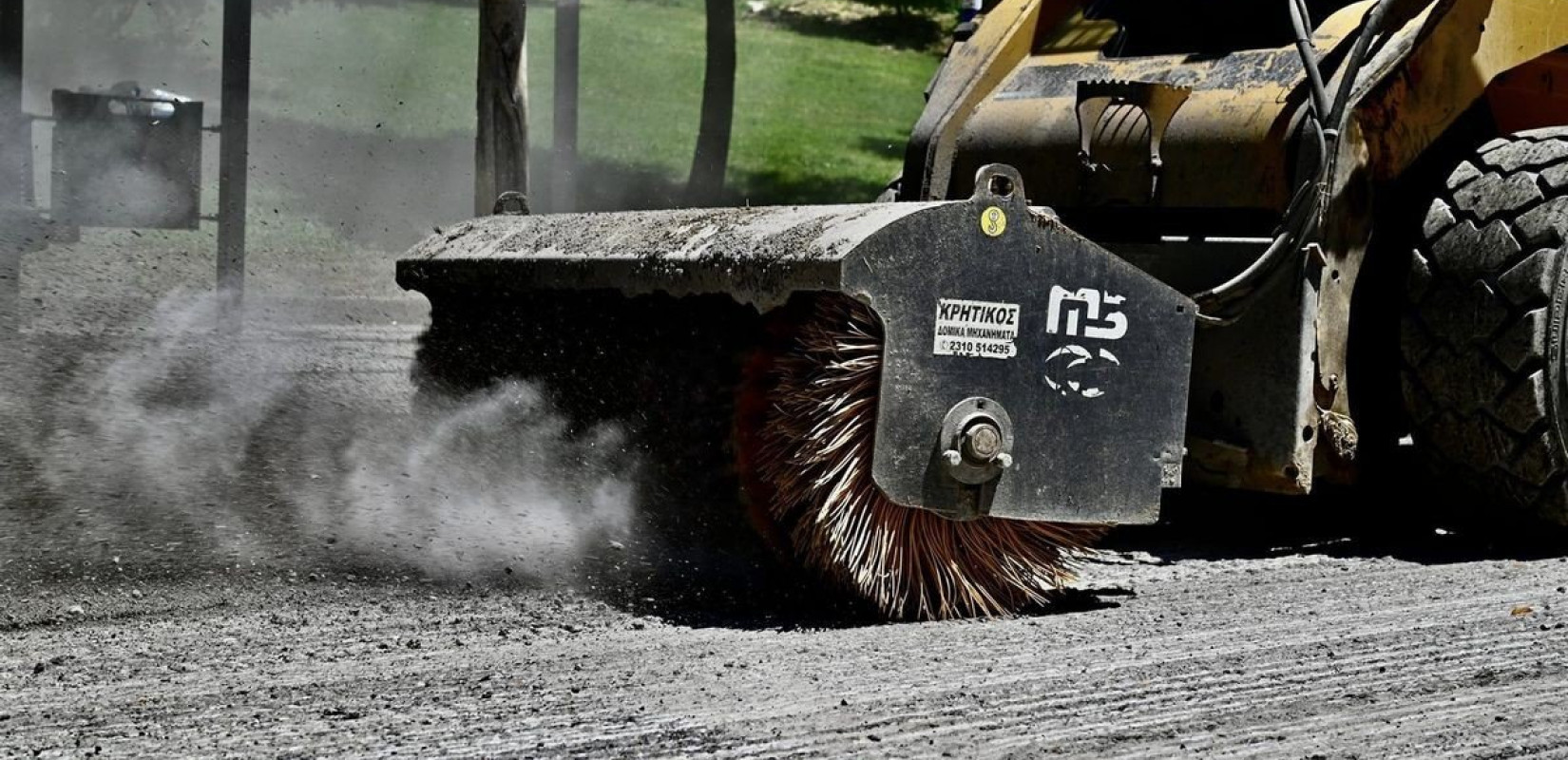 Εργασίες ασφαλτόστρωσης στην 11η και 12η Επαρχιακή Οδό 