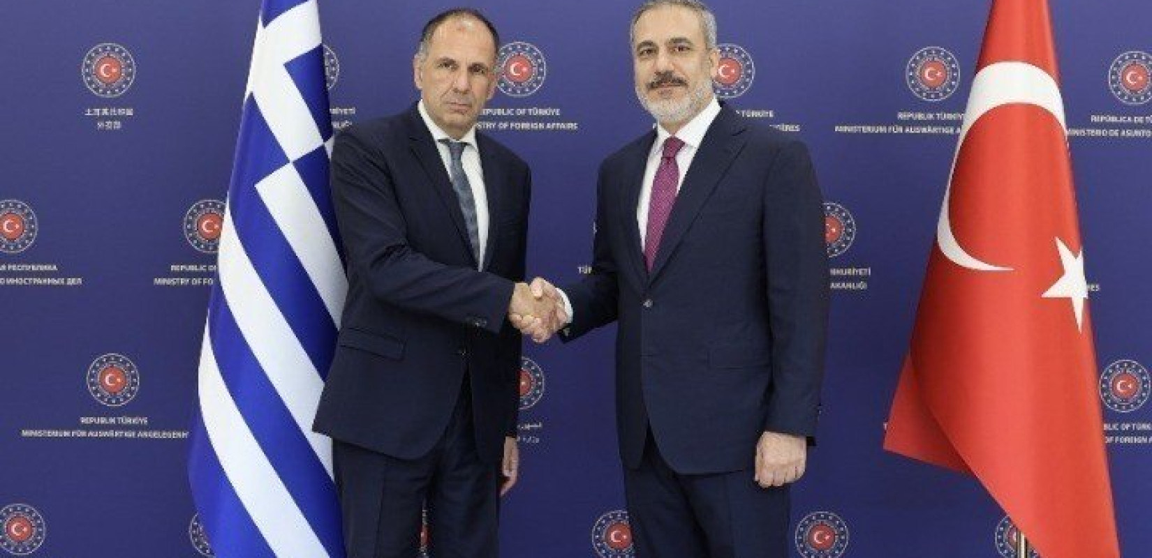 Συνάντηση και δείπνο Γεραπετρίτη - Φιντάν στην Κωνσταντινούπολη