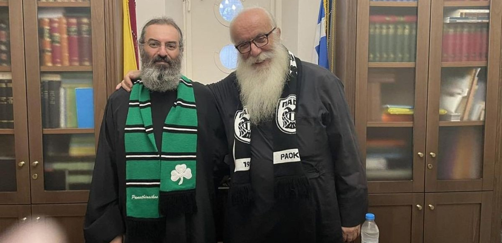  Ο παπα-ΠΑΟΚ και ο παπα-ΠΑΟ μαζί στο Αγρίνιο