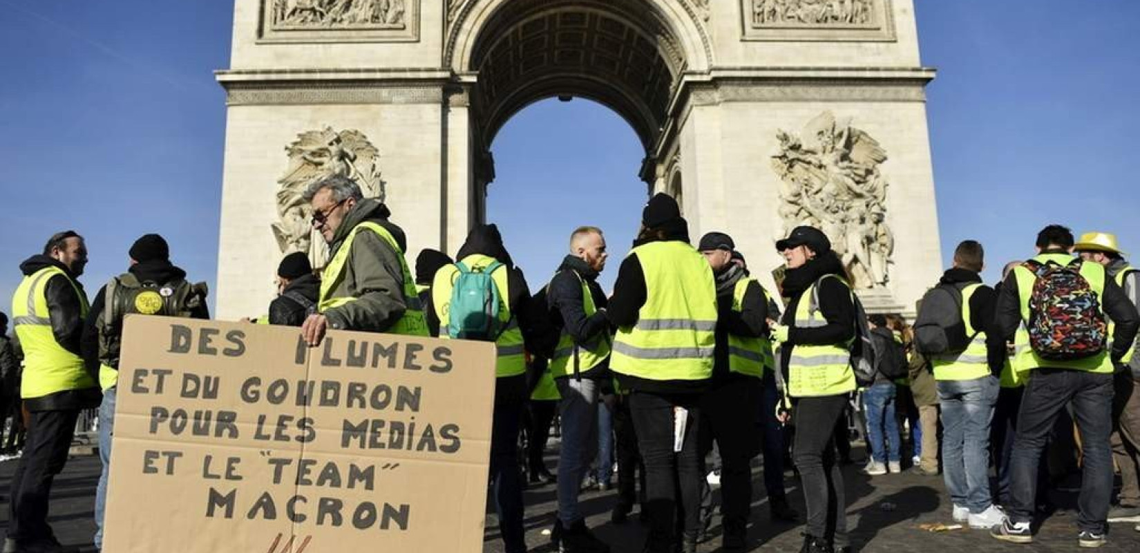 Μικρή η συμμετοχή στη σημερινή διαδήλωση των  "Κίτρινων Γιλέκων"