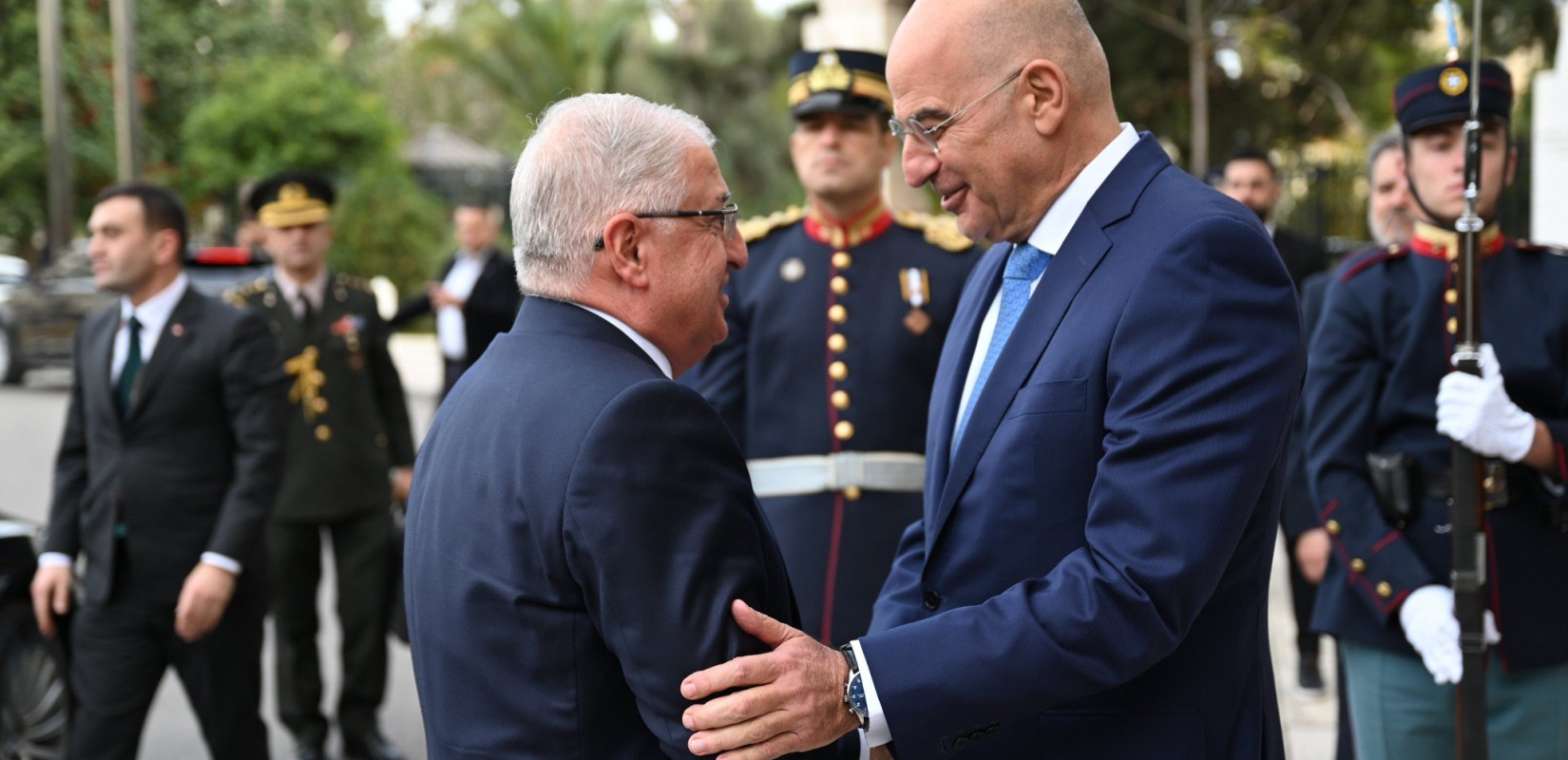 Συνάντηση Ν. Δένδια με τον Γ. Γκιουλέρ