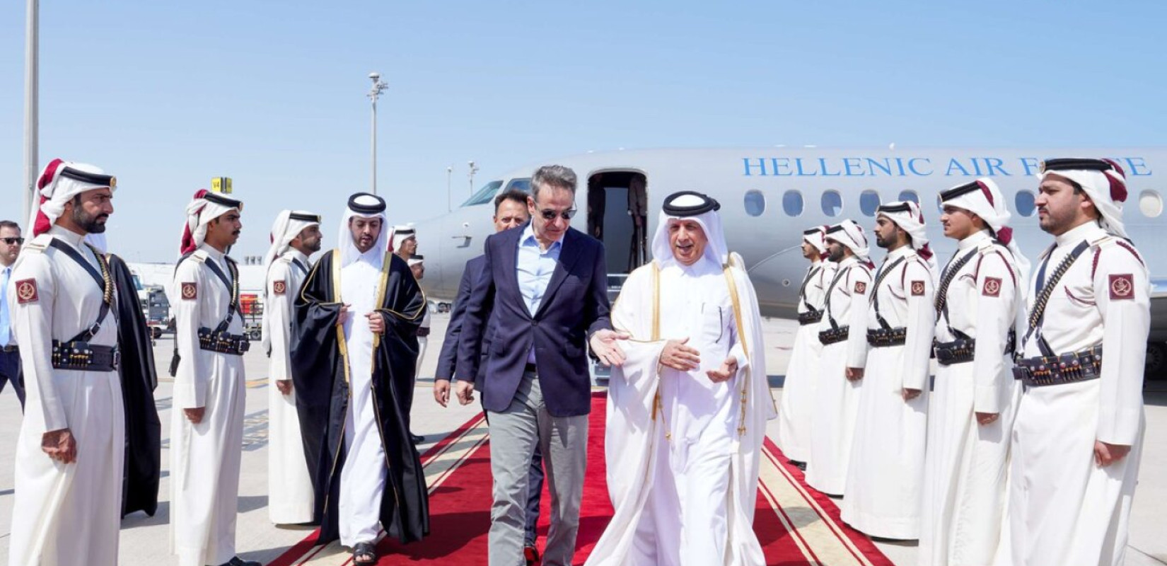 Έφτασε στο Κατάρ ο Κυριάκος Μητσοτάκης