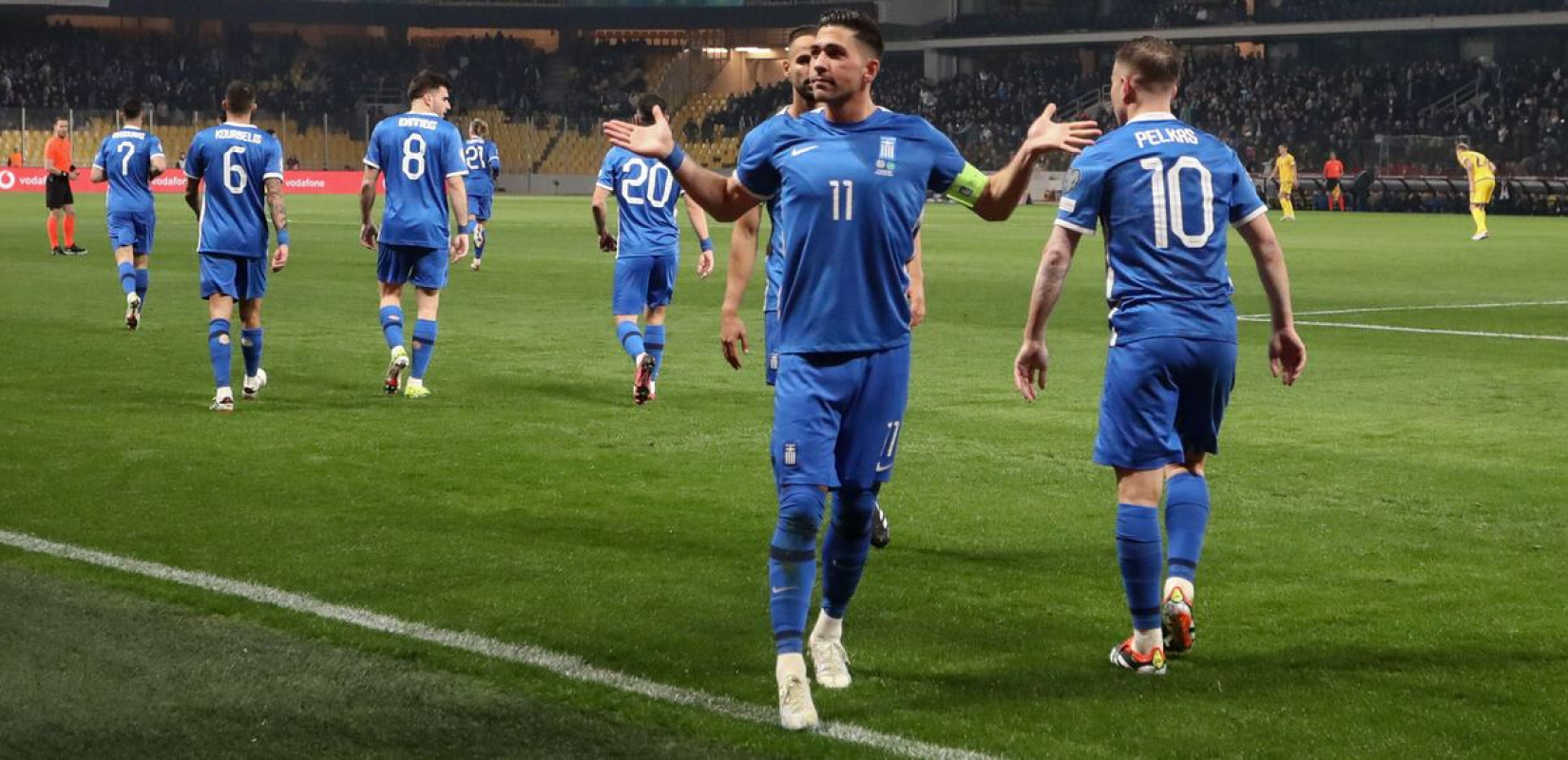 Γαλανόλευκη καταιγίδα: Η Εθνική διέλυσε με 5-0 το Καζακστάν και πάει στη Γεωργία για τελικό πρόκρισης στο EURO 2024 (βίντεο)