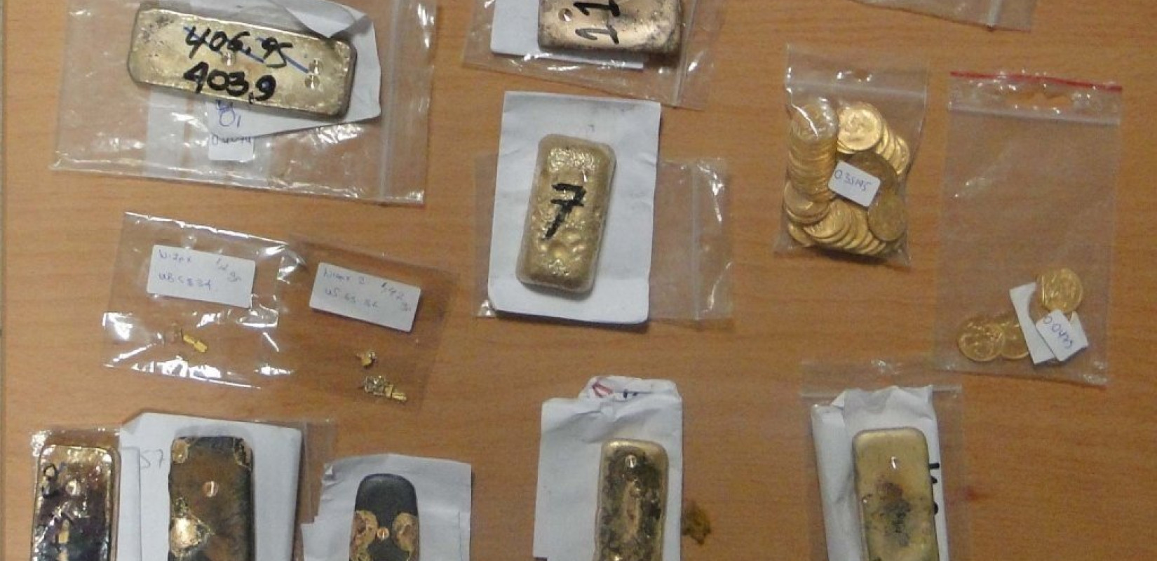 Τέσσερα κιλά λιωμένου χρυσού είχε στην κατοχή του 55χρονος στη Θεσσαλονίκη!