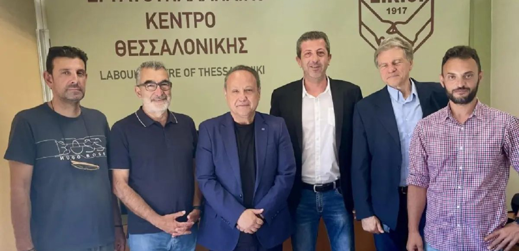 Θεσσαλονίκη: Το Εργατοϋπαλληλικό Κέντρο Θεσσαλονίκης επισκέφτηκε ο Στέλιος Αγγελούδης