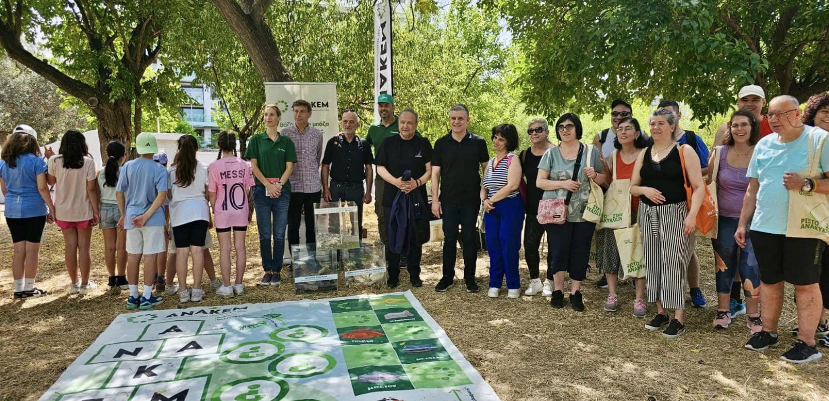 Στις δράσεις περιβαλλοντικής ευαισθητοποίησης του Δήμου Θεσσαλονίκης ο Στέλιος Αγγελούδης (φωτ.)