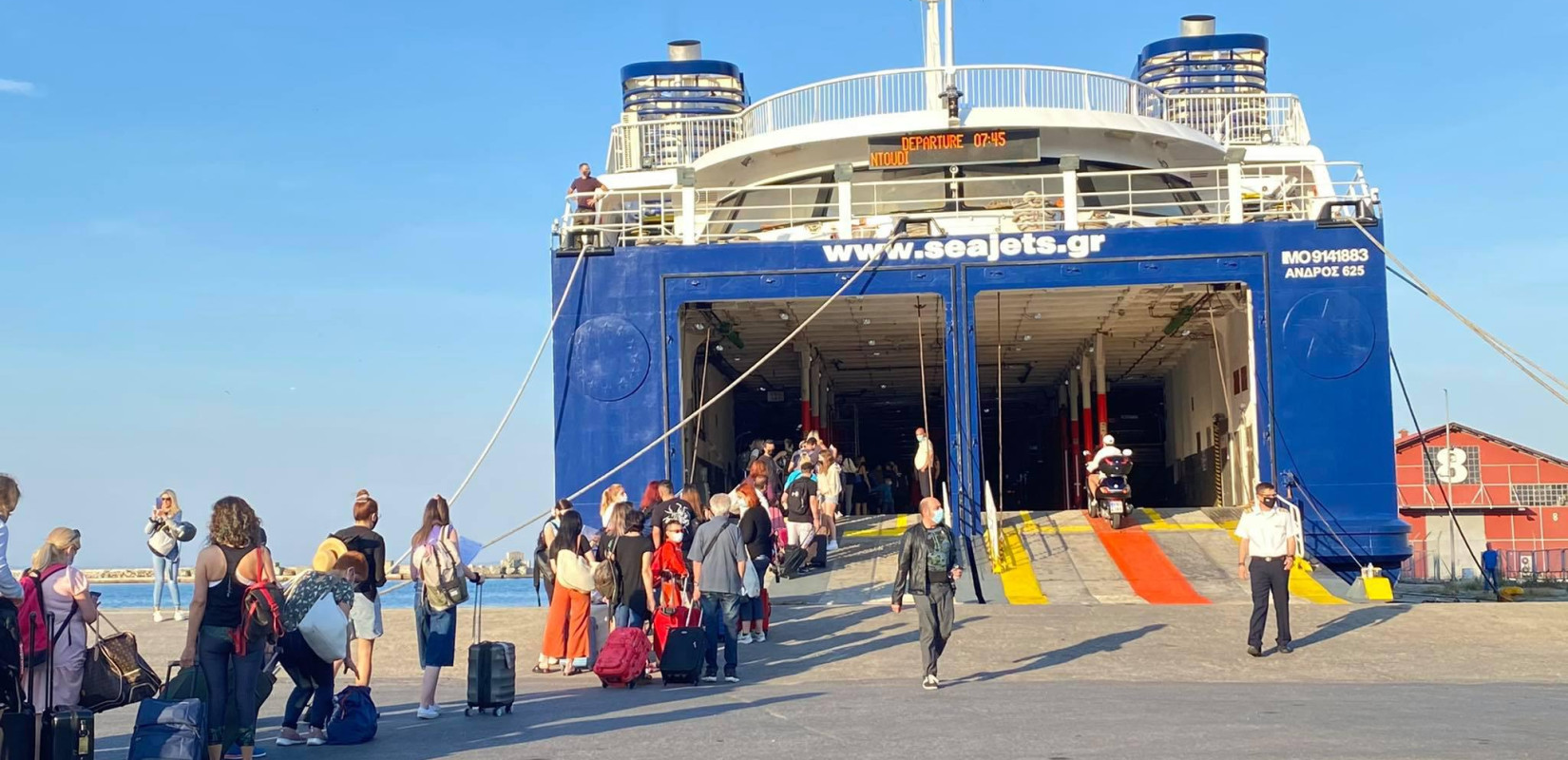 Θεσσαλονίκη: Τελευταίο δρομολόγιο του πλοίου για Σποράδες για τη φετινή καλοκαιρινή περίοδο