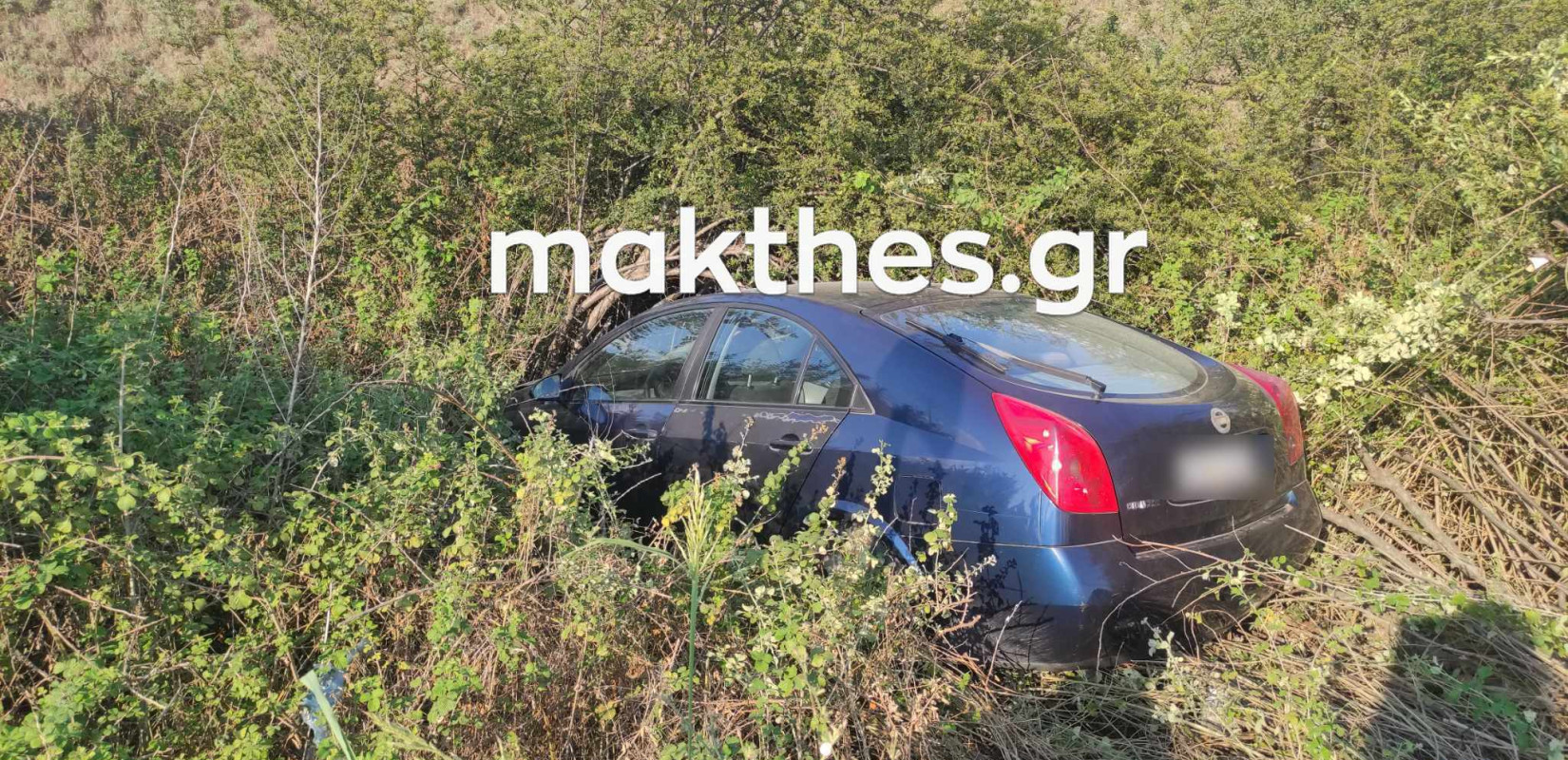 Τροχαίο με δύο τραυματίες στη Μουδανιών - Θεσσαλονίκης (φωτ.)