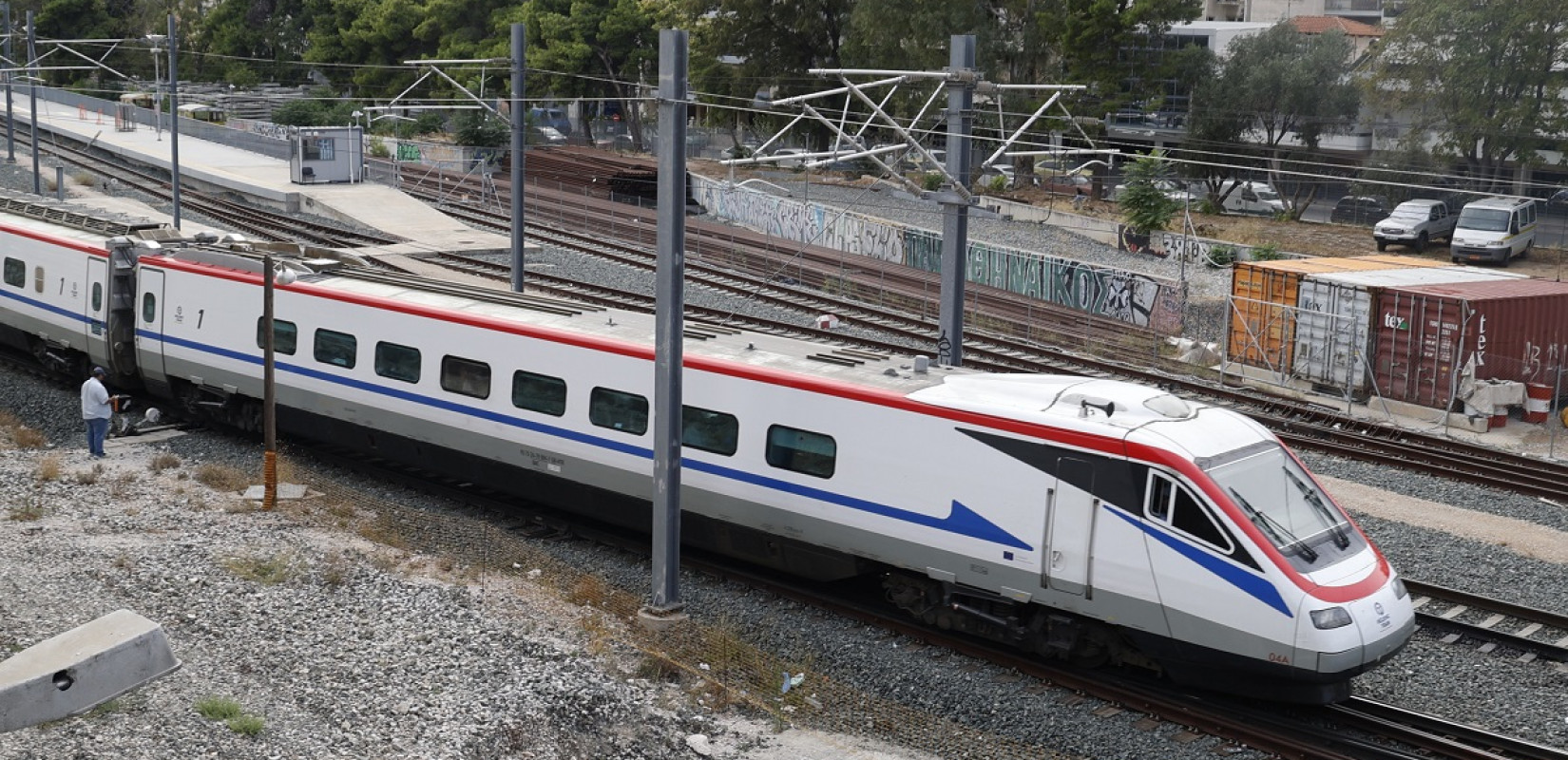 Πλατύ- Κατερίνη: Πυρκαγιά κοντά σε σιδηροδρομική γραμμή - Διεκόπη προσωρινά η κυκλοφορία