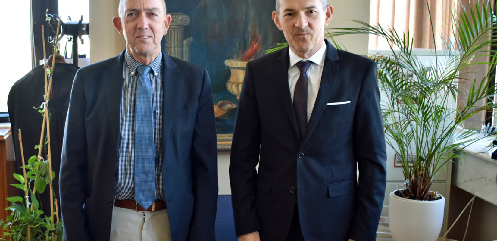 Θεσσαλονίκη: Επίσκεψη του Γάλλου Γενικού Προξένου στην Πρυτανεία του Πανεπιστημίου Μακεδονίας