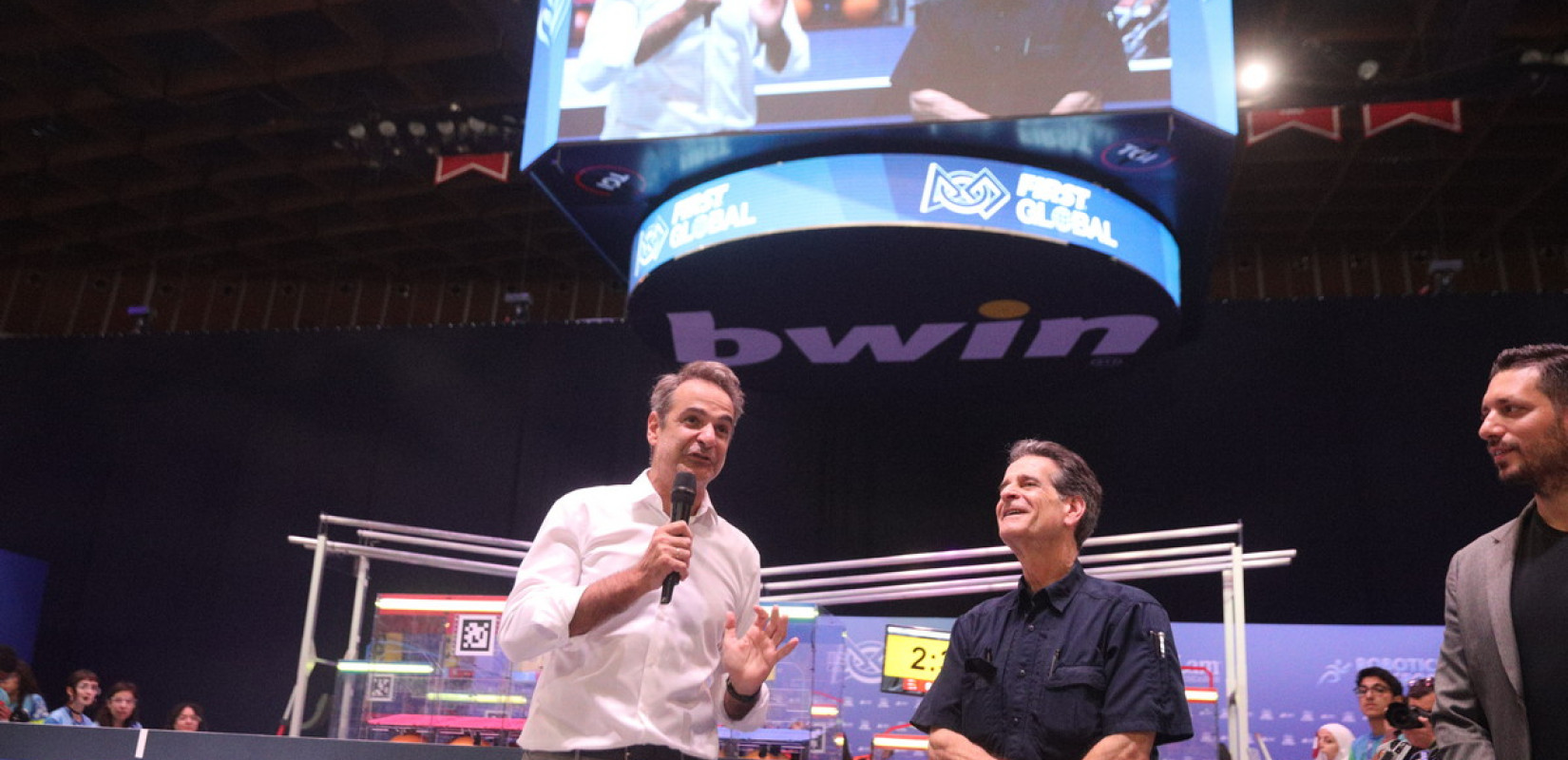 First Global Challenge: Στον διεθνή διαγωνισμό ρομποτικής ο Κυριάκος Μητσοτάκης