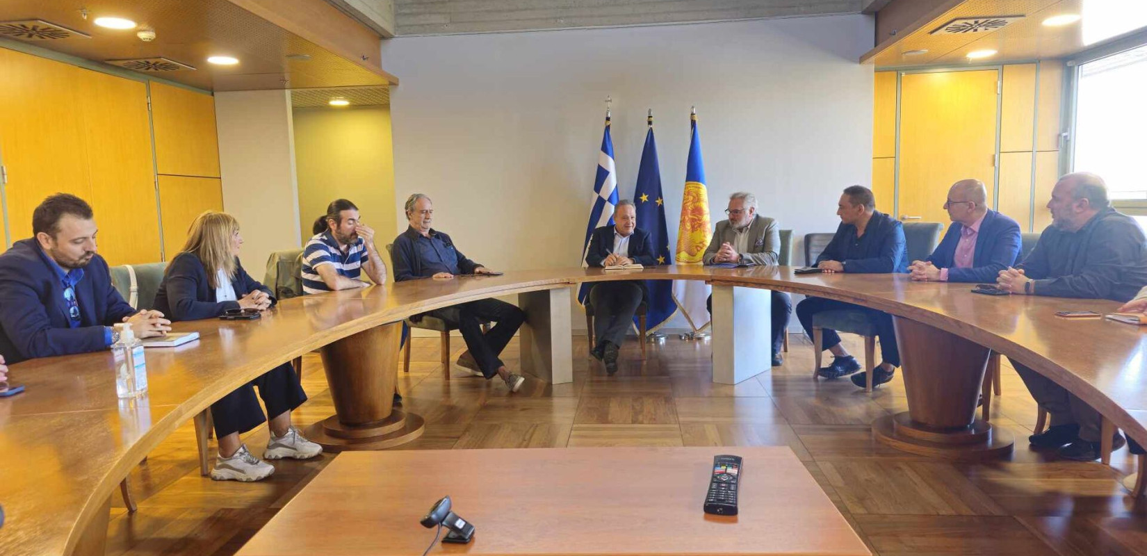 Θεσσαλονίκη: Συνάντηση της Διοικούσας Επιτροπής του ΤΕΕ/ΤΚΜ με τον Στέλιο Αγγελούδη