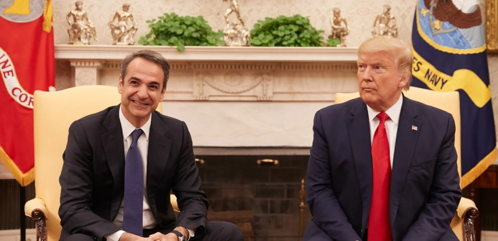 Ο Τραμπ για τη δήλωση Μητσοτάκη για win - win συμφωνία ΕΕ - ΗΠΑ: Τον ξέρω, είναι καλός άνθρωπος, ναι, μπορεί να γίνει