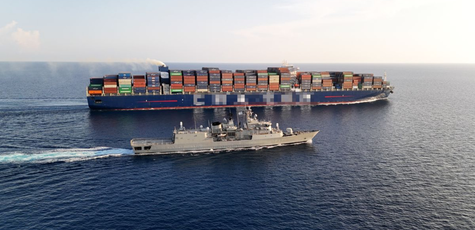 Τα Ναυπηγεία Σαλαμίνας παρέδωσαν τέσσερα νέα προεξοπλισμένα τμήματα της γαλλικής φρεγάτας «Admiral Castex»