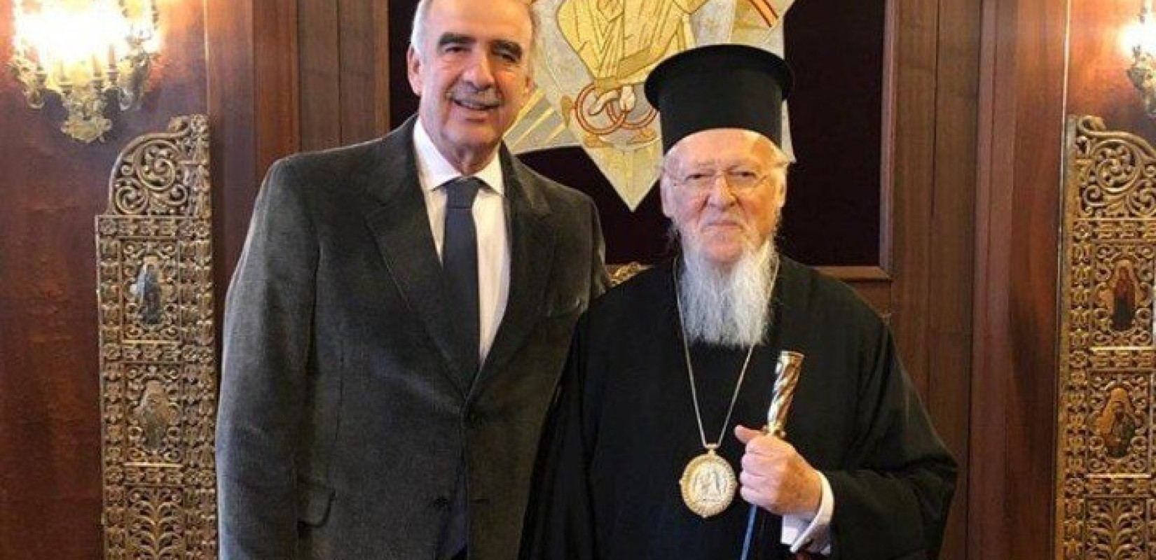 Με τον Οικουμενικό Πατριάρχη συναντήθηκε ο Β. Μεϊμαράκης