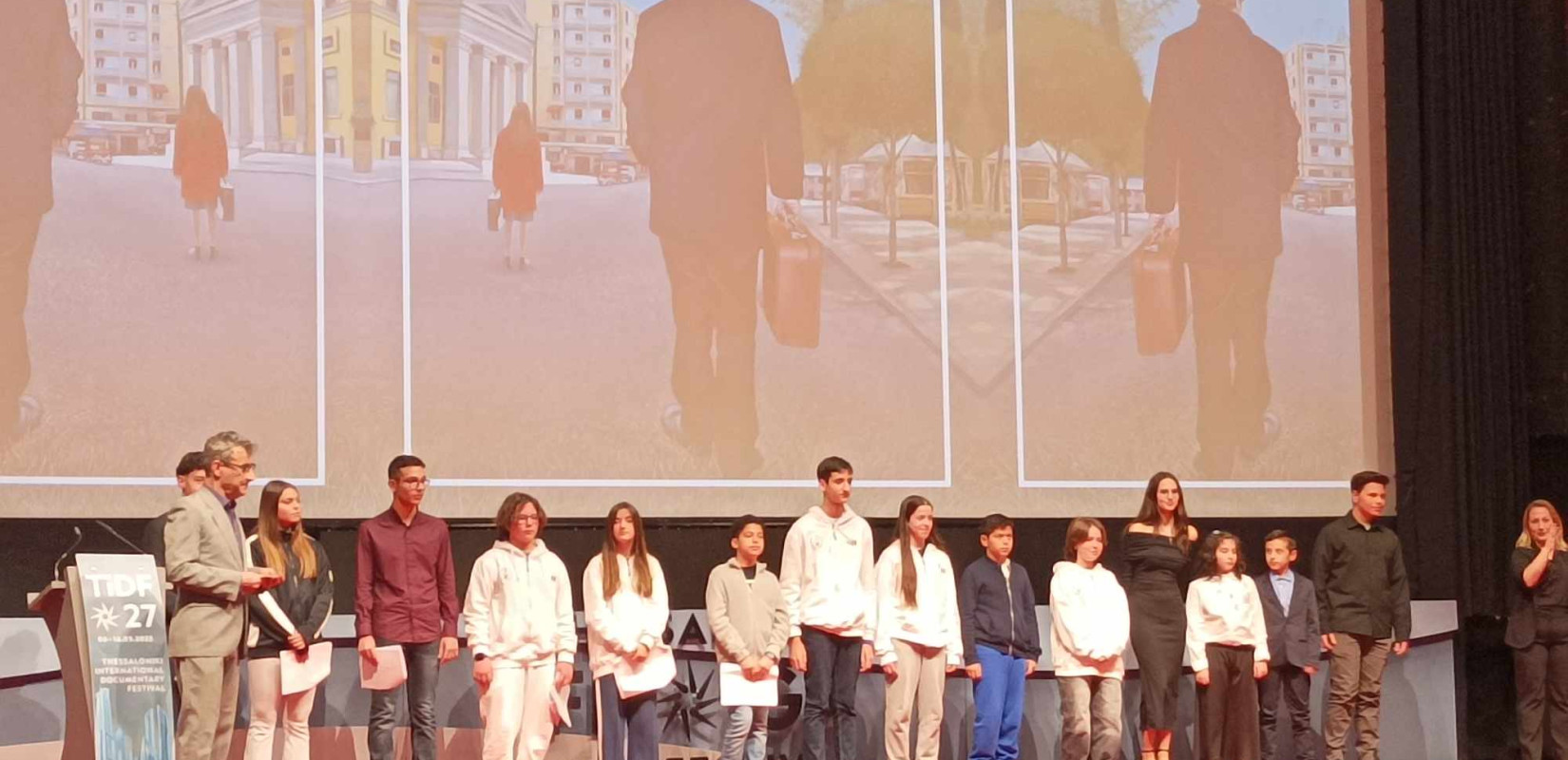 27ο Φεστιβάλ Ντοκιμαντέρ Θεσσαλονίκης: Η ομάδα ρομποτικής «έκοψε την κορδέλα» κι έγραψε ιστορία
