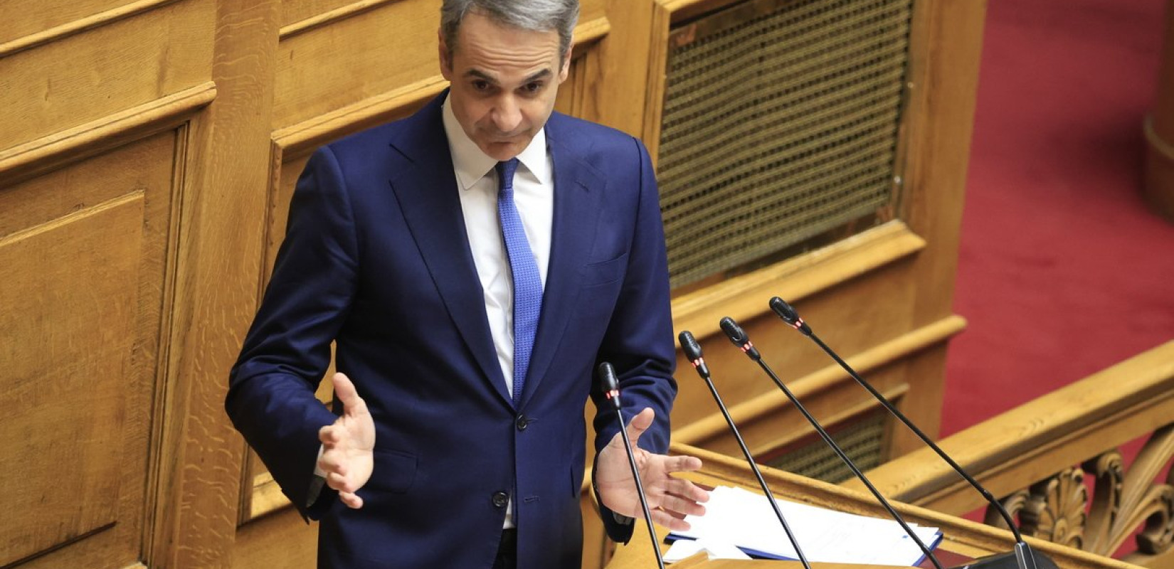 Πρόταση δυσπιστίας-Κυρ. Μητσοτάκης: Επίθεση σε Ανδρουλάκη και Φάμελλο - Προς αναθεώρηση το άρθρο περί ευθύνης υπουργών