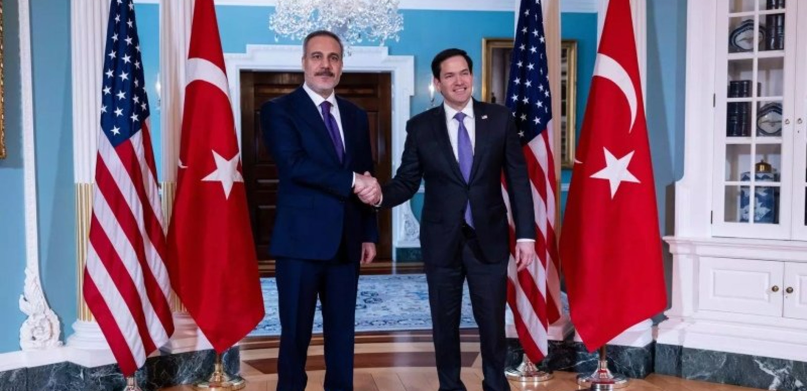 ΗΠΑ: Συνάντηση Ρούμπιο με Φιντάν στο Στέιτ Ντιπάρτμεντ - Ανησυχία από τις ΗΠΑ για τις συλλήψεις και διαδηλώσεις στην Τουρκία