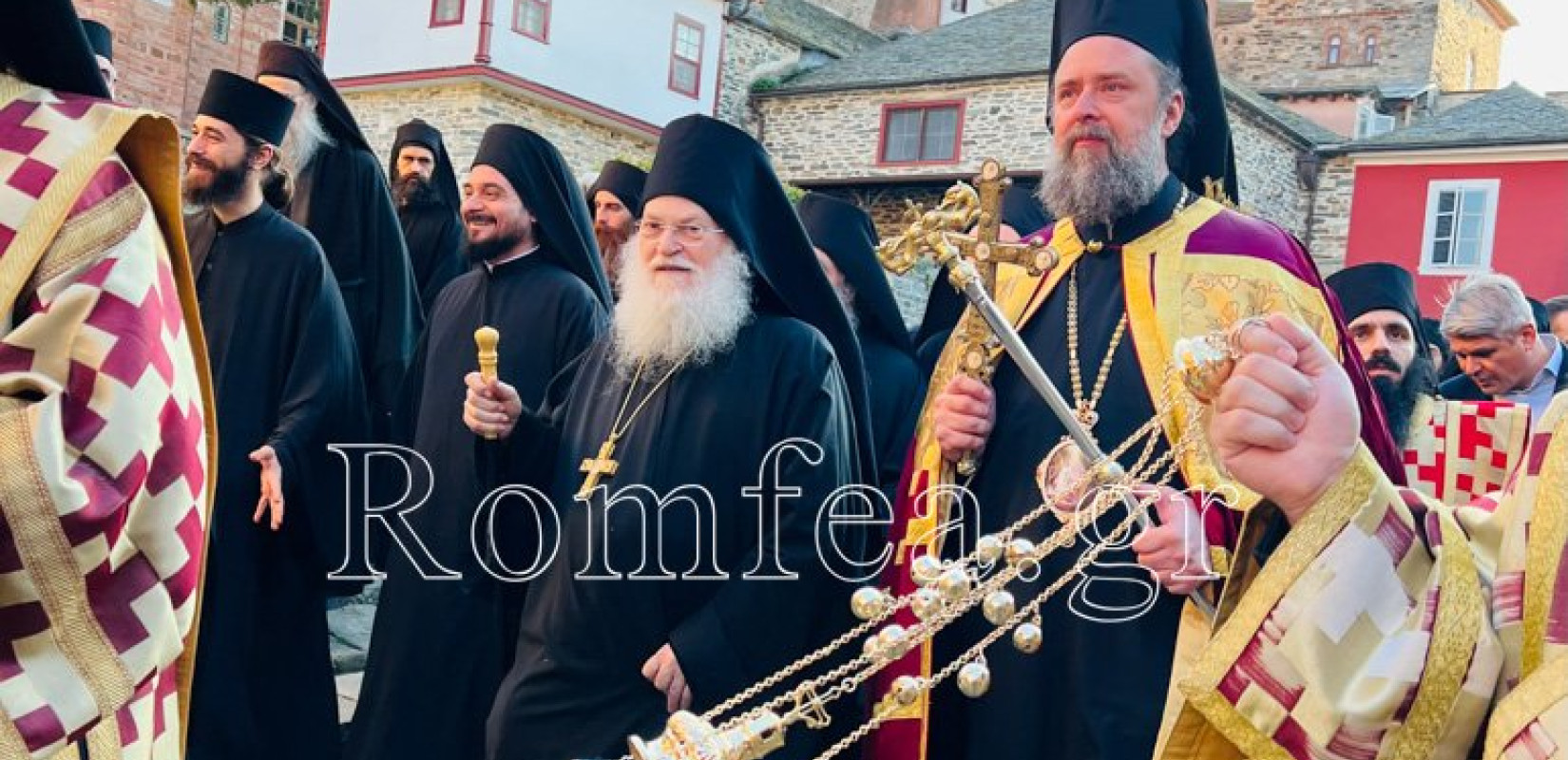 Η Ιερά Μονή Βατοπαιδίου υποδέχθηκε τον Μητροπολίτη Θεσσαλονίκης Φιλόθεο