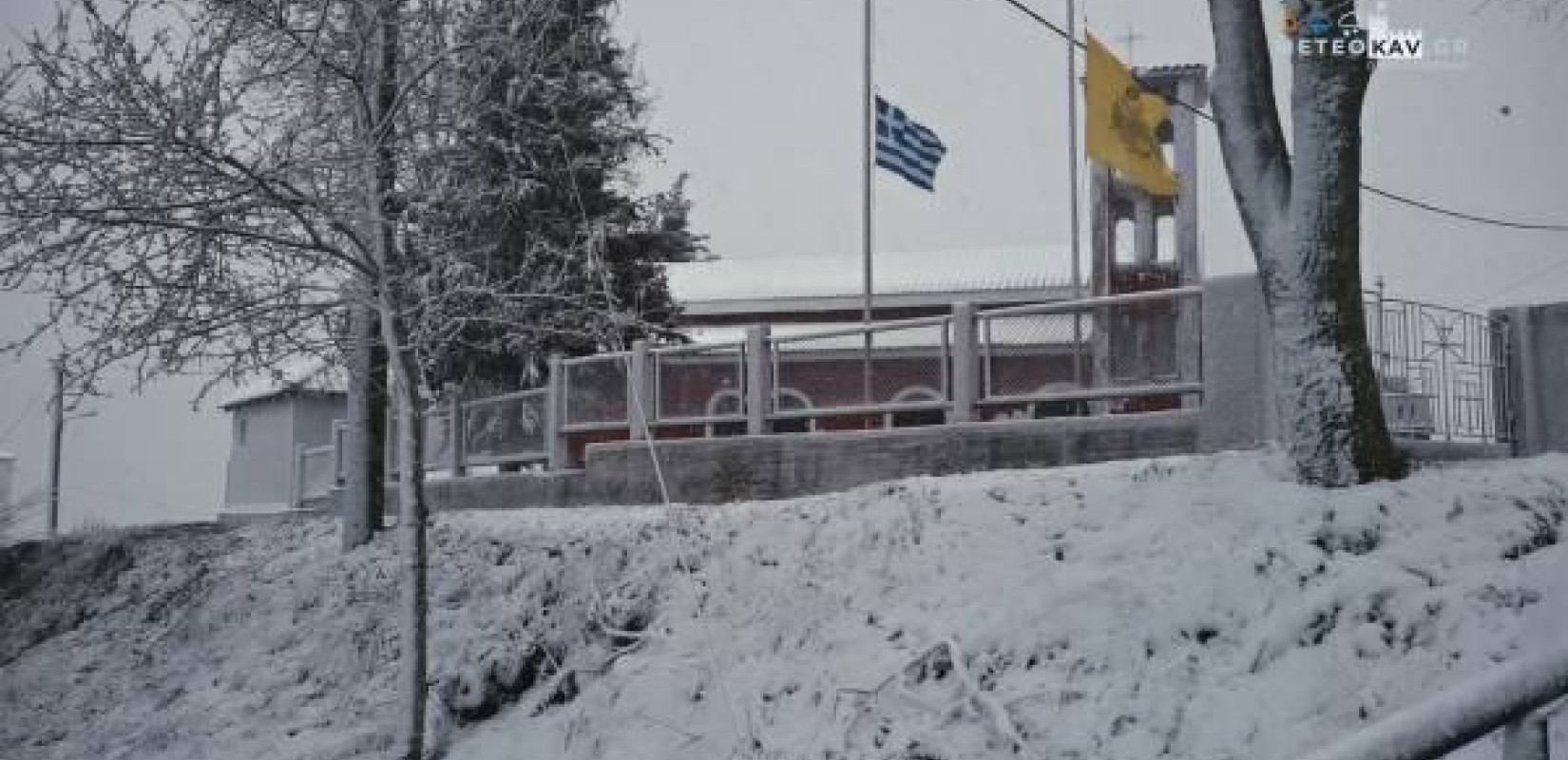 Παγετός επικρατεί σε Καβάλα, Δράμα, Ξάνθη και Βόλο - Πάνω από 30 εκατοστά φτάνει το χιόνι
